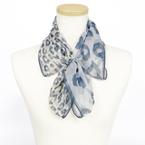 〈NEW〉日本製 横浜シルクKINUWAループストール シルクシフォン ツインアニマル