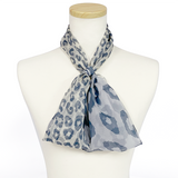 〈NEW〉日本製 横浜シルクKINUWAループストール シルクシフォン ツインアニマル