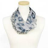 日本製 横浜シルクKINUWAループストール シルクシフォン ツインアニマル