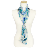 日本製 横浜シルクKINUWAループストール シルクシフォン スウィング