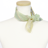 日本製 横浜シルクKINUWAループストール シルクシフォン コンビネーションベルト