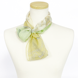 日本製 横浜シルクKINUWAループストール シルクシフォン コンビネーションベルト