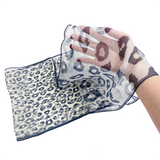 〈NEW〉日本製 横浜シルクKINUWAループストール シルクシフォン ツインアニマル