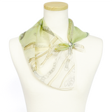 〈NEW〉日本製 横浜シルクKINUWAループストール シルクシフォン コンビネーションベルト