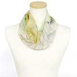 日本製 横浜シルクKINUWAループストール シルクシフォン コンビネーションベルト