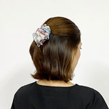 日本製 横浜シルクKINUWAリングスカーフ ローマ柄