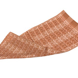 日本製 横浜シルクKINUWAループストール サテンストライプ ハート柄