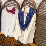 日本製 横浜シルクKINUWAループストール サテンストライプ ハート柄