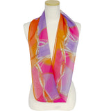 〈NEW〉日本製 横浜シルクKINUWAループストール シルクシフォン コンビネーションベルト