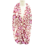 日本製 横浜シルクKINUWAループストール フルハート柄