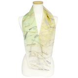 〈NEW〉日本製 横浜シルクKINUWAループストール シルクシフォン コンビネーションベルト