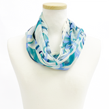 〈NEW〉日本製 横浜シルクKINUWAループストール シルクシフォン スウィング