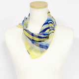 〈NEW〉日本製 横浜シルクKINUWAループストール シルクシフォン ハーモニーライン