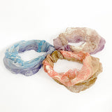 日本製 横浜シルクKINUWAリングスカーフ グラデーションペイズリー柄