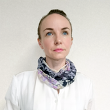 日本製 横浜シルクKINUWAリングスカーフ サンライトリーフ柄