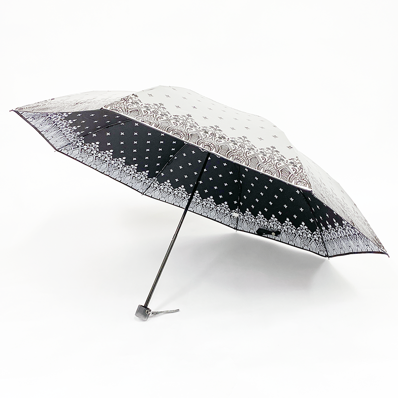 晴雨兼用傘シルバーコーティング 両面プリント レース柄 – UVION SHOP