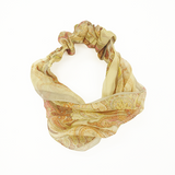 日本製 横浜シルクKINUWAリングスカーフ アラベスク柄