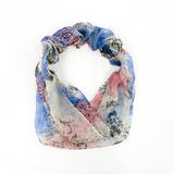 ローマ柄 パープル