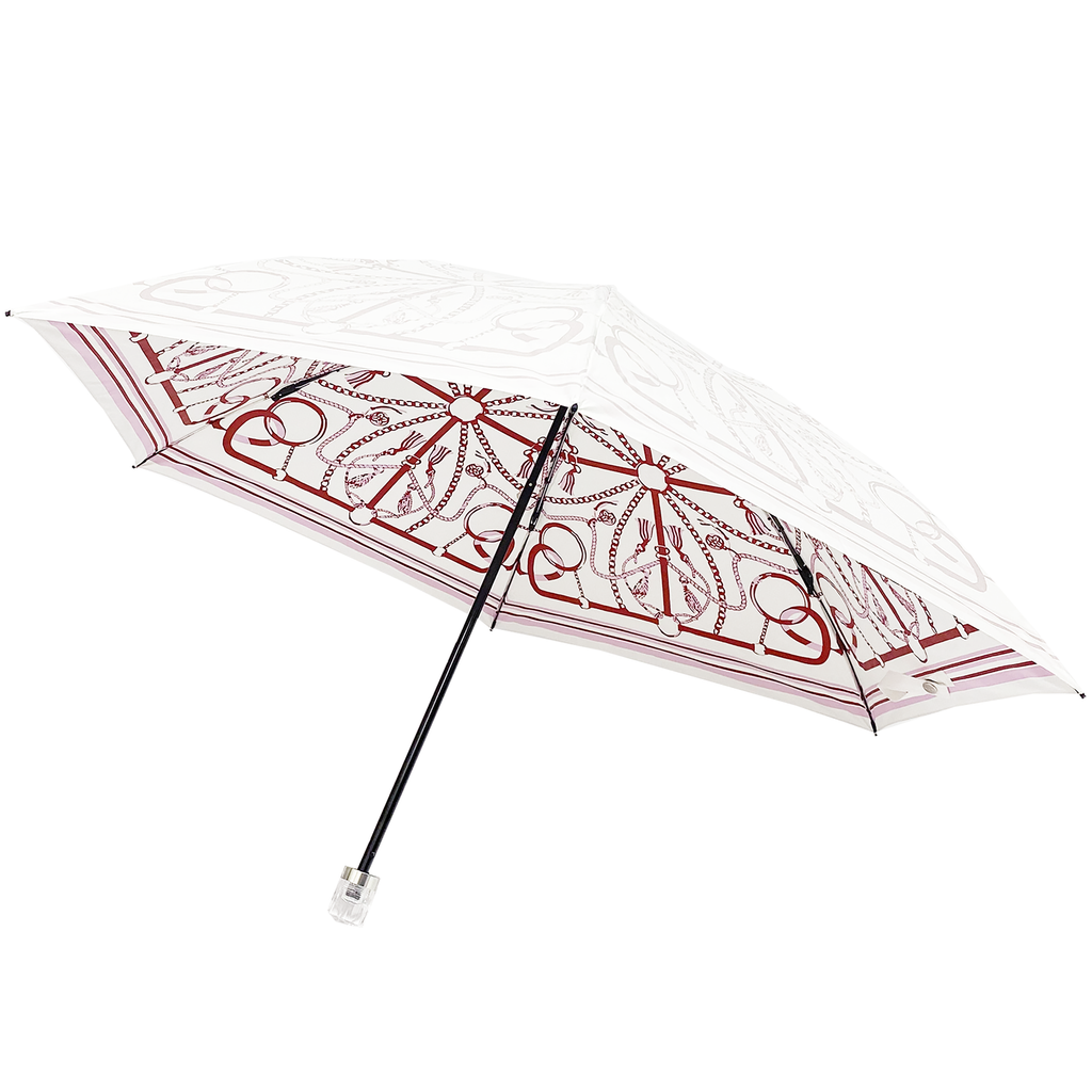 プレミアムホワイト パール 50cm タッセルベルト柄 with