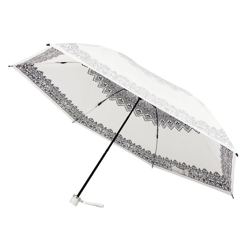 プレミアムホワイト パール 簡単開閉トレカ®️58cm レース柄 |UVION SHOP
