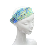 日本製 横浜シルクKINUWA リングスカーフ ブリーズチェック柄