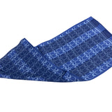 日本製 横浜シルクKINUWAループストール サテンストライプ ハート柄