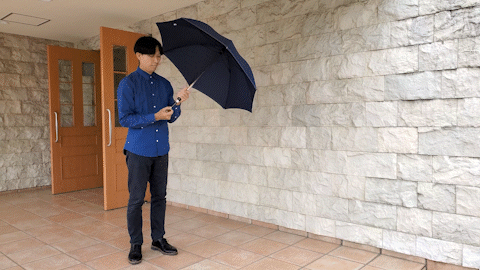 DuetWalkerMG(デュエットウォーカーエムジー)　ステッキinアンブレラ 60cmチェック柄