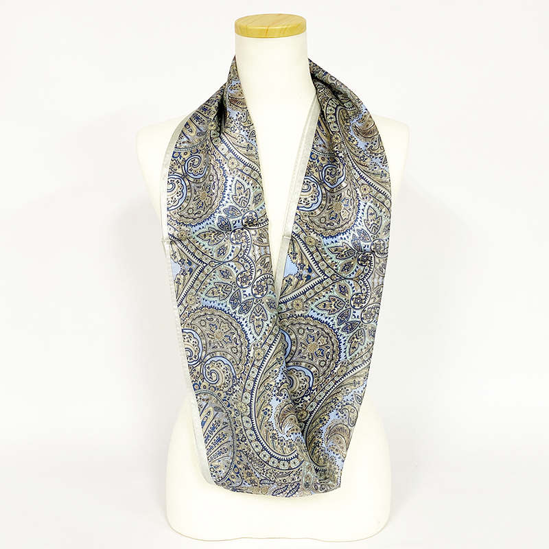 美品 ETRO エトロ スカーフ ストール ショール ウールシルク